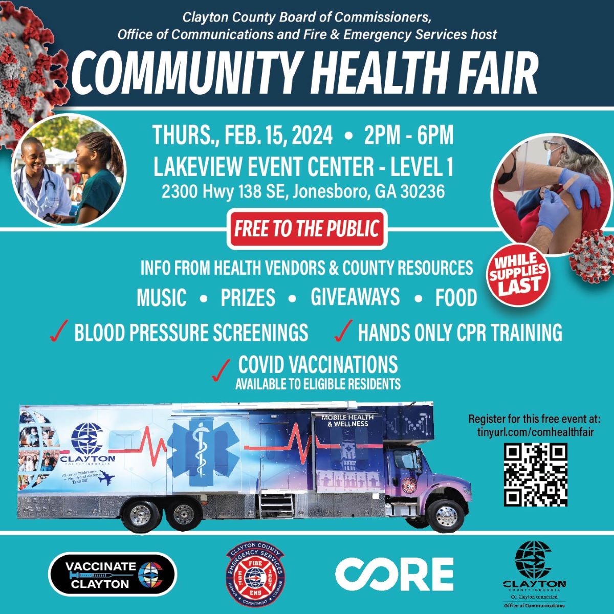 Community Health Fair Flyer